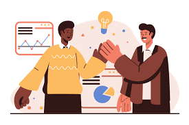 Business collaboration illustration